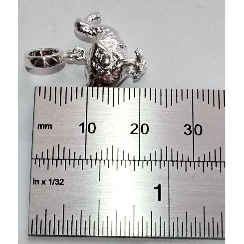 Sterling Silver Dodo Bead Charm, Unique Accessory